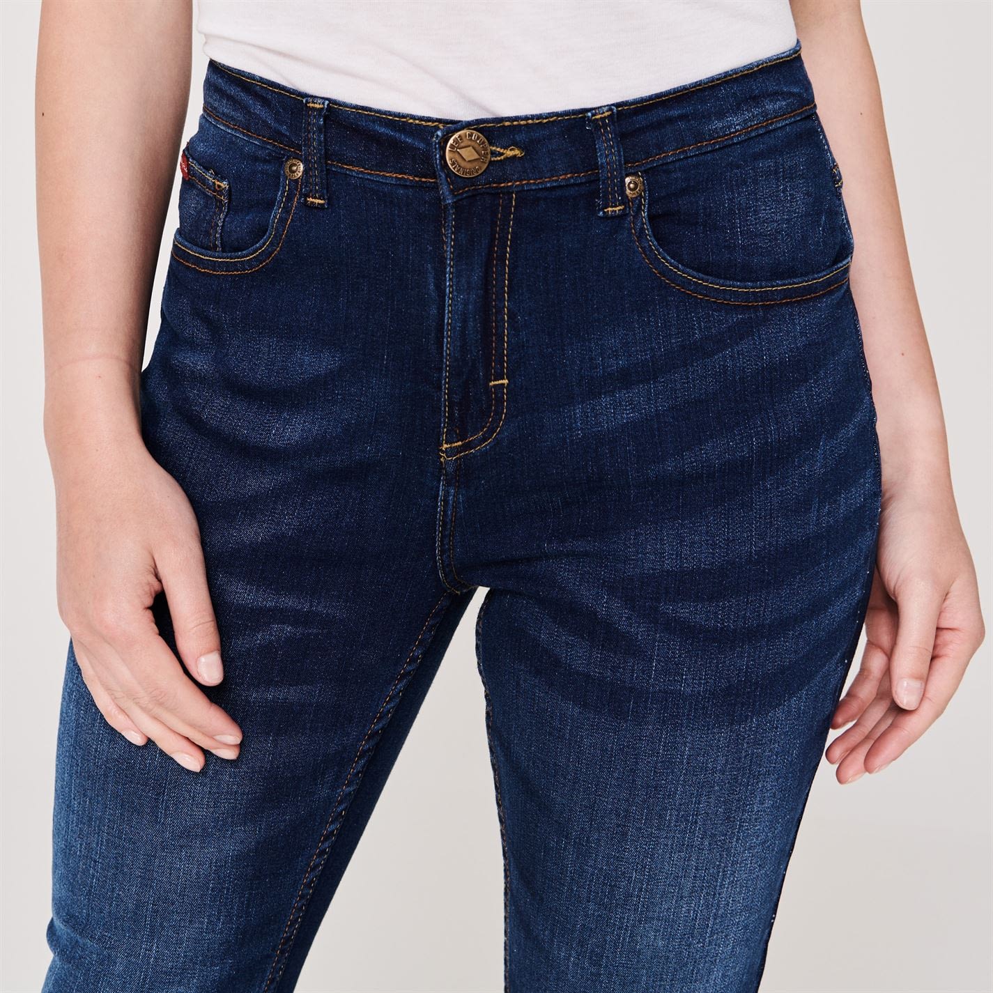 lee cooper cropped jeans