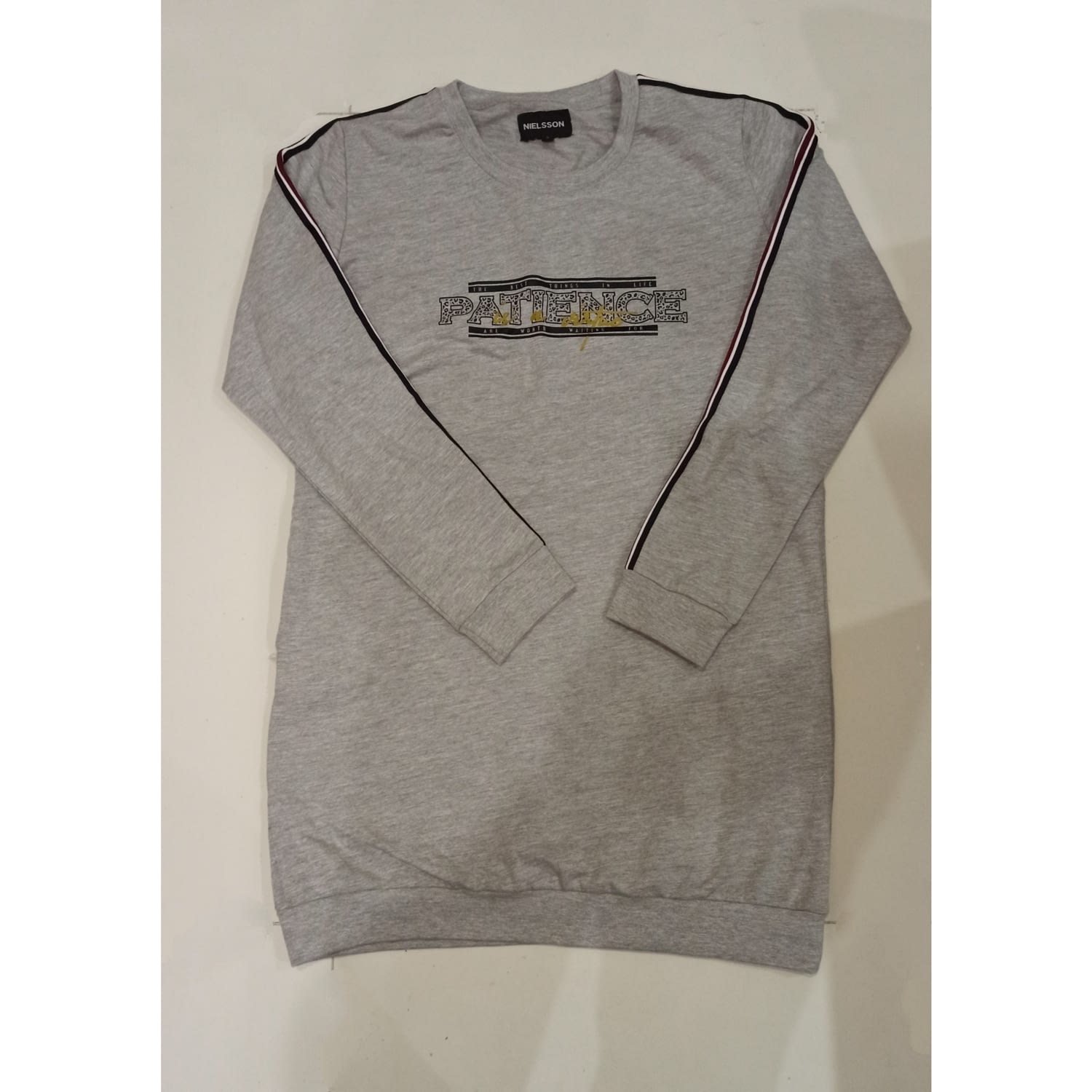 K Club - Branded Ladies Sweatshirt Long Line Gray